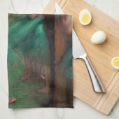 Edgar Degas - Dancers, Roze en Groen Theedoek (Quarter Fold)