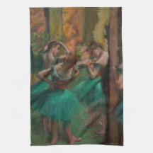 Edgar Degas - Dancers, Roze en Groen