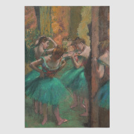 Edgar Degas - Dancers, Roze en Groen Tissuepapier