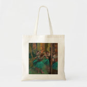 Edgar Degas - Dancers, Roze en Groen Tote Bag (Voorkant)