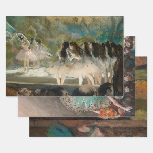 Edgar Degas - Dancers Selection Inpakpapier Vel (Set)