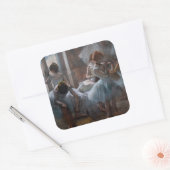 Edgar Degas - Dancers Vierkante Sticker (Envelop)