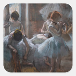 Edgar Degas - Dancers Vierkante Sticker