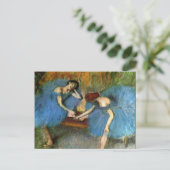 Edgar Degas Dancing Ballerinas Fine Art Briefkaart (Staand voorkant)