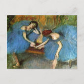 Edgar Degas Dancing Ballerinas Fine Art Briefkaart (Voorkant)