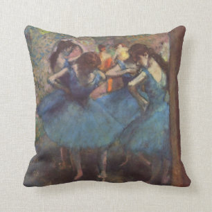 Edgar Degas daners in Blue(1895) Sierkussen