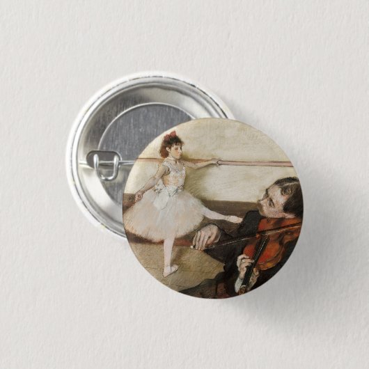 Edgar Degas. Dans les.  impressionisme Ronde Button 3,2 Cm (Voorkant /achterkant)