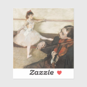 Edgar Degas. Dans les.  impressionisme Sticker