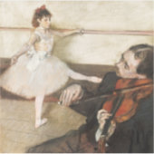 Edgar Degas. Dans les.  impressionisme Sticker (Voorkant)