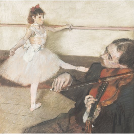 Edgar Degas. Dans les.  impressionisme Sticker (Voorkant)