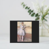 Edgar Degas danser op de balk Briefkaart (Staand voorkant)