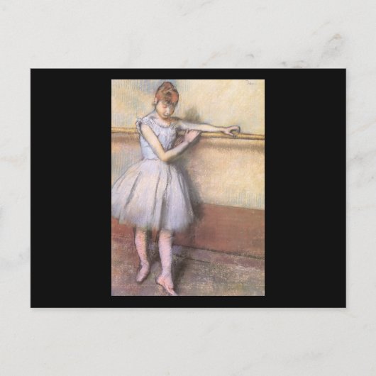 Edgar Degas danser op de balk Briefkaart (Voorkant)