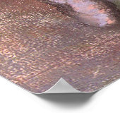 Edgar Degas danser op de balk Poster (Hoek)