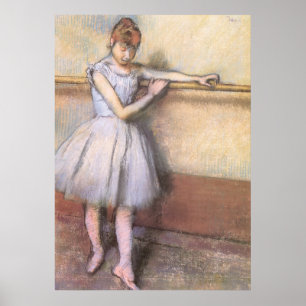 Edgar Degas danser op de balk Poster