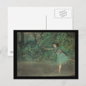 Edgar Degas danser op het werkgebied Briefkaart (Voorkant / Achterkant)