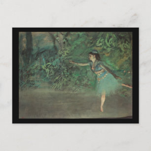 Edgar Degas danser op het werkgebied Briefkaart