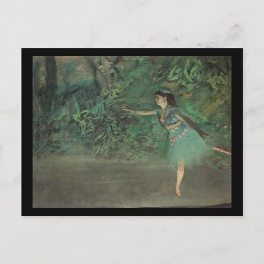 Edgar Degas danser op het werkgebied Briefkaart (Voorkant)
