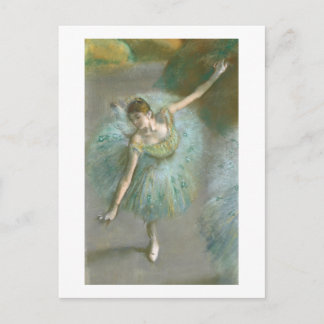 Edgar Degas | Danseres in het groen | Nieuw adres Aankondigingskaart