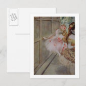 Edgar Degas | danseres tegen een vlakke trap, c.18 Briefkaart (Voorkant / Achterkant)