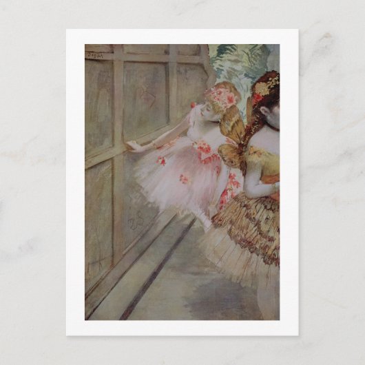 Edgar Degas | danseres tegen een vlakke trap, c.18 Briefkaart (Voorkant)