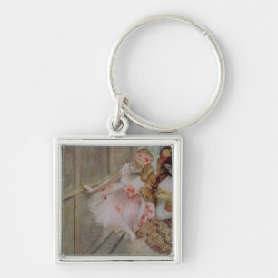 Edgar Degas danseres tegen een vlakke trap, c.18 Sleutelhanger
