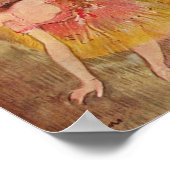Edgar Degas Danseressen die zich bukken Poster (Hoek)