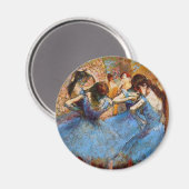 Edgar Degas - Danseressen in Blauw Magneet (Voorkant / Achterkant)