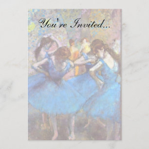Edgar Degas - Danseressen in het blauw - Ballet Da Kaart