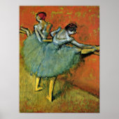 Edgar Degas - dansers aan de barre Poster (Voorkant)