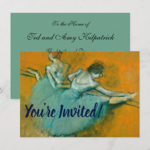 Edgar Degas Dansers aan de Barre Print: Balletkuns Kaart