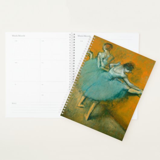 Edgar Degas Dansers aan de Barre Print: Balletkuns Planner (Display)