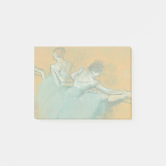 Edgar Degas Dansers aan de Barre Print: Balletkuns Post-it® Notes (Voorkant)