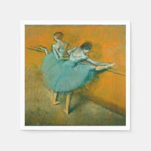 Edgar Degas Dansers aan de Barre Print: Balletkuns Servet