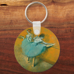 Edgar Degas Dansers aan de Barre Print: Balletkuns Sleutelhanger
