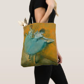Edgar Degas Dansers aan de Barre Print: Balletkuns Tote Bag (Dichtbij)