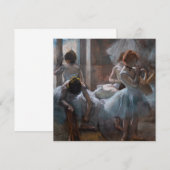 Edgar Degas - Dansers Bedankkaart (Voorkant / Achterkant)