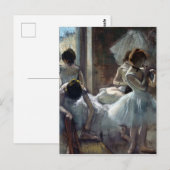 Edgar Degas Dansers Briefkaart (Voorkant / Achterkant)