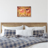 Edgar Degas Dansers Buigen Voorover Canvas Afdruk (Insitu (Slaapkamer))
