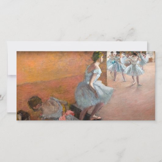 Edgar Degas - dansers die een trap beklimmen Bedankkaart (Voorkant)