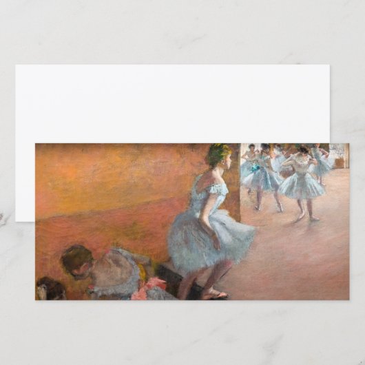 Edgar Degas - dansers die een trap beklimmen Bedankkaart (Voorkant / Achterkant)