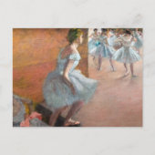 Edgar Degas - dansers die een trap beklimmen Briefkaart (Voorkant)