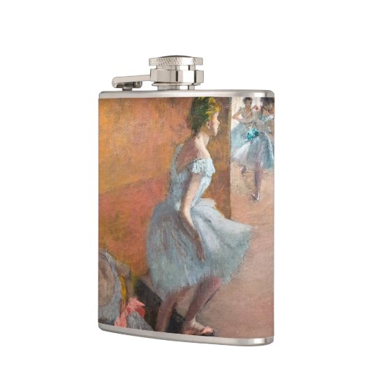 Edgar Degas - dansers die een trap beklimmen Heupfles (Links)