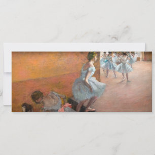 Edgar Degas - dansers die een trap beklimmen Kaart