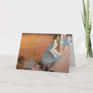 Edgar Degas - dansers die een trap beklimmen Kaart