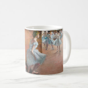 Edgar Degas - dansers die een trap beklimmen Koffiemok