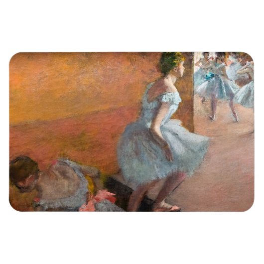 Edgar Degas - dansers die een trap beklimmen Magneet (Horizontaal)