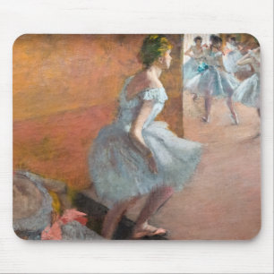 Edgar Degas - dansers die een trap beklimmen Muismat