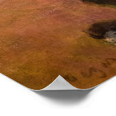 Edgar Degas - dansers die een trap beklimmen Poster (Hoek)