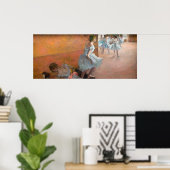 Edgar Degas - dansers die een trap beklimmen Poster (Thuiskantoor)