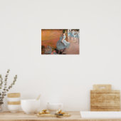 Edgar Degas - Dansers die een trap beklimmen Poster (Keuken)
